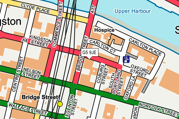 G5 9JE map - OS OpenMap – Local (Ordnance Survey)
