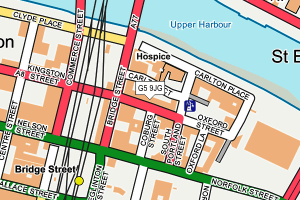 G5 9JG map - OS OpenMap – Local (Ordnance Survey)