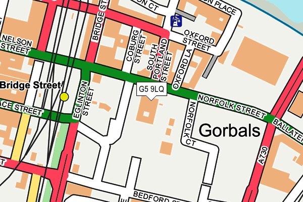 G5 9LQ map - OS OpenMap – Local (Ordnance Survey)
