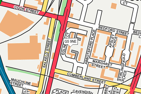 G5 9NE map - OS OpenMap – Local (Ordnance Survey)