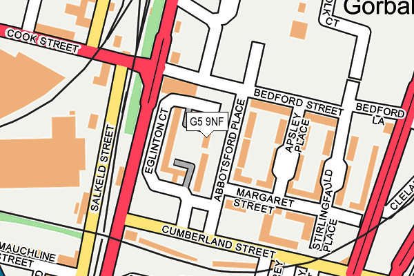 G5 9NF map - OS OpenMap – Local (Ordnance Survey)