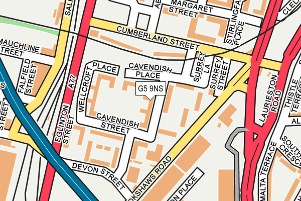 G5 9NS map - OS OpenMap – Local (Ordnance Survey)