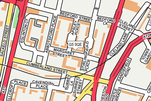 G5 9QE map - OS OpenMap – Local (Ordnance Survey)