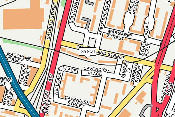 G5 9QJ map - OS OpenMap – Local (Ordnance Survey)