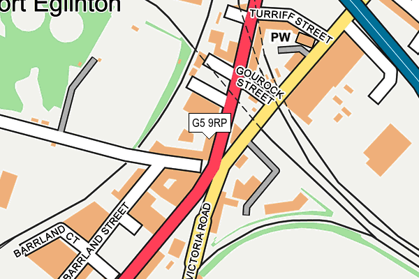 G5 9RP map - OS OpenMap – Local (Ordnance Survey)