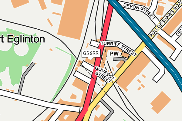 G5 9RR map - OS OpenMap – Local (Ordnance Survey)