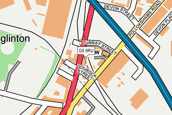 G5 9RU map - OS OpenMap – Local (Ordnance Survey)