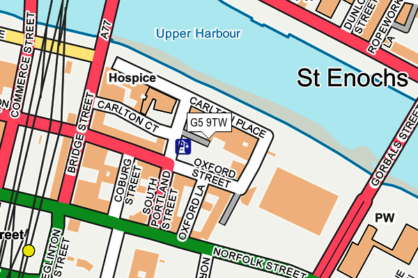 G5 9TW map - OS OpenMap – Local (Ordnance Survey)