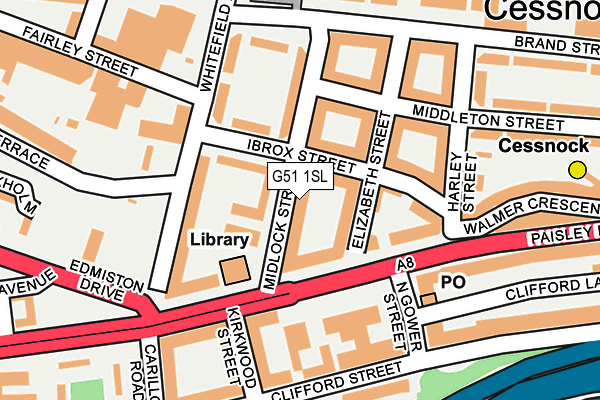 G51 1SL map - OS OpenMap – Local (Ordnance Survey)