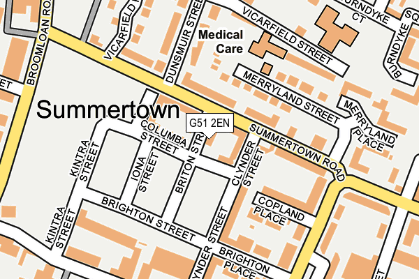 G51 2EN map - OS OpenMap – Local (Ordnance Survey)