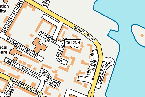 G51 2NH map - OS OpenMap – Local (Ordnance Survey)