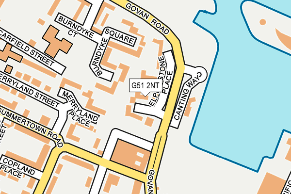 G51 2NT map - OS OpenMap – Local (Ordnance Survey)