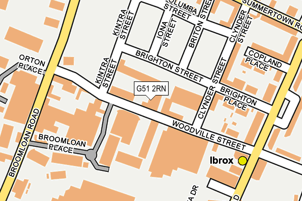 G51 2RN map - OS OpenMap – Local (Ordnance Survey)