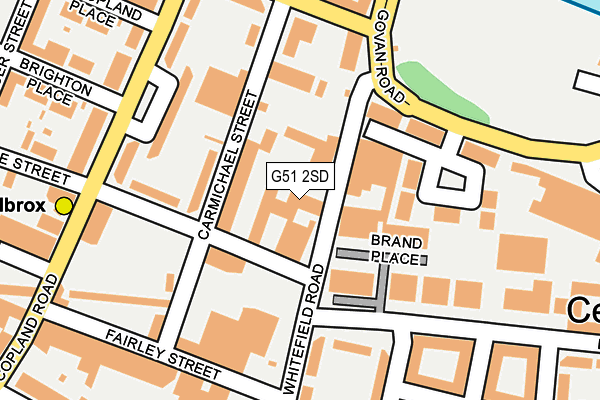 G51 2SD map - OS OpenMap – Local (Ordnance Survey)