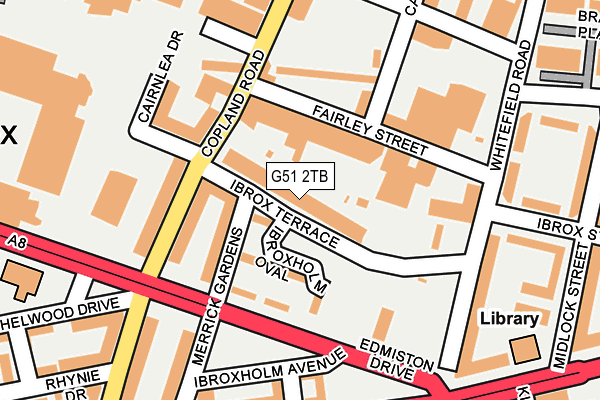 G51 2TB map - OS OpenMap – Local (Ordnance Survey)