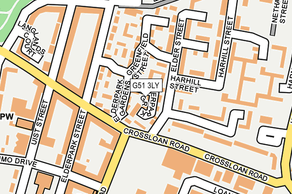 G51 3LY map - OS OpenMap – Local (Ordnance Survey)