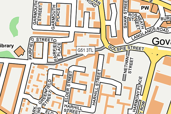 G51 3TL map - OS OpenMap – Local (Ordnance Survey)