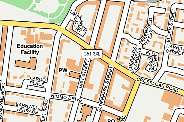 G51 3XL map - OS OpenMap – Local (Ordnance Survey)