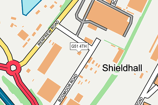 G51 4TH map - OS OpenMap – Local (Ordnance Survey)