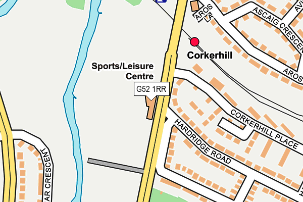 G52 1RR map - OS OpenMap – Local (Ordnance Survey)