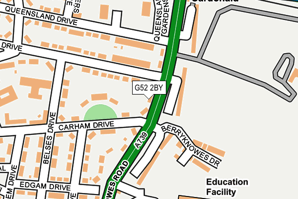 G52 2BY map - OS OpenMap – Local (Ordnance Survey)