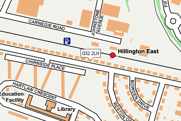 G52 2LH map - OS OpenMap – Local (Ordnance Survey)