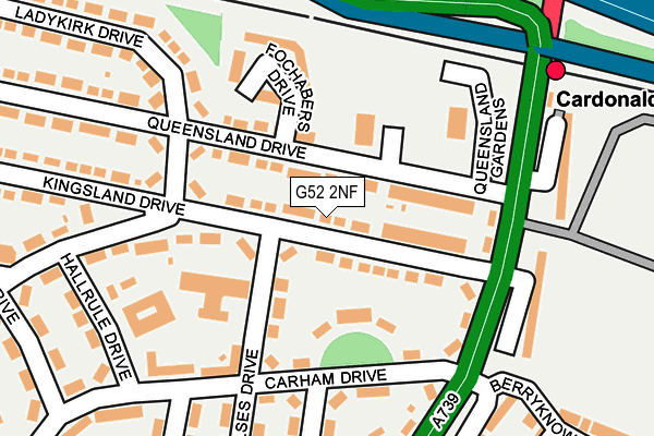 G52 2NF map - OS OpenMap – Local (Ordnance Survey)