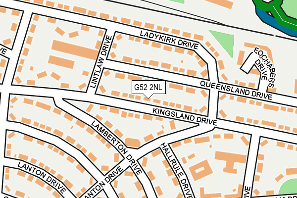 G52 2NL map - OS OpenMap – Local (Ordnance Survey)