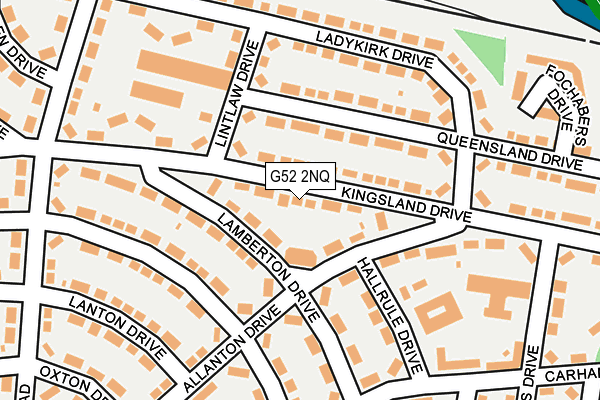 G52 2NQ map - OS OpenMap – Local (Ordnance Survey)