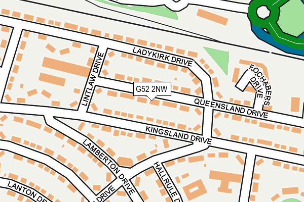 G52 2NW map - OS OpenMap – Local (Ordnance Survey)