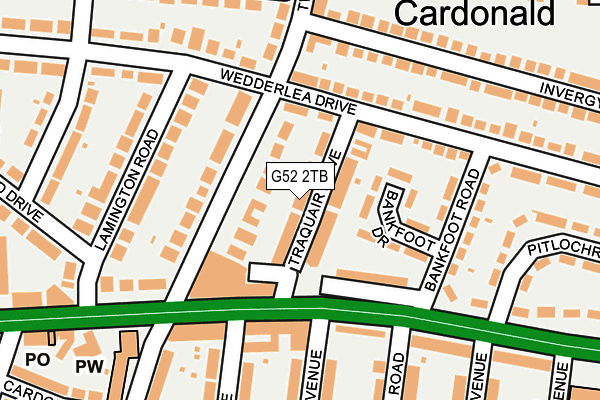 G52 2TB map - OS OpenMap – Local (Ordnance Survey)