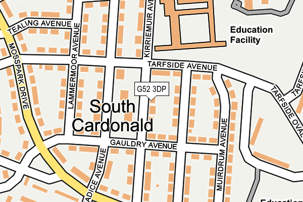 G52 3DP map - OS OpenMap – Local (Ordnance Survey)