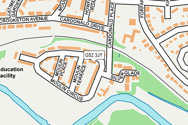 G52 3JY map - OS OpenMap – Local (Ordnance Survey)