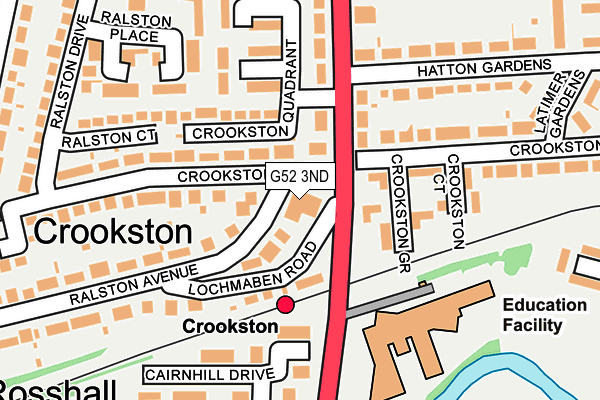 G52 3ND map - OS OpenMap – Local (Ordnance Survey)