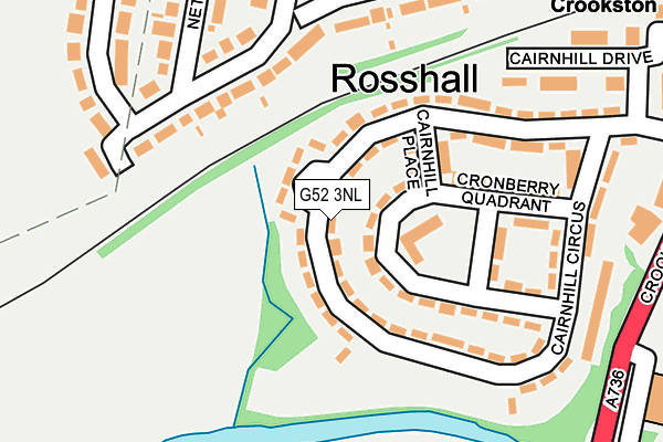 G52 3NL map - OS OpenMap – Local (Ordnance Survey)