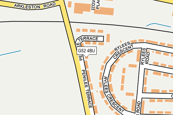 G52 4BU map - OS OpenMap – Local (Ordnance Survey)