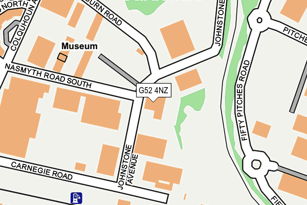 G52 4NZ map - OS OpenMap – Local (Ordnance Survey)