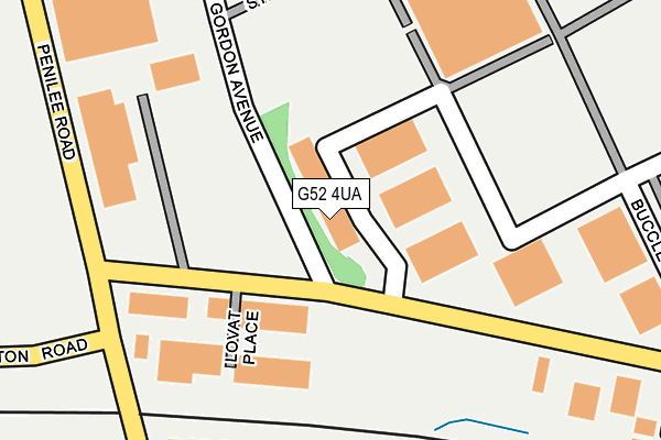 G52 4UA map - OS OpenMap – Local (Ordnance Survey)