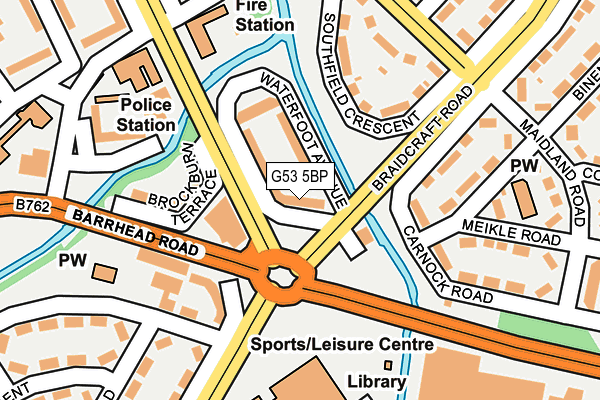 G53 5BP map - OS OpenMap – Local (Ordnance Survey)