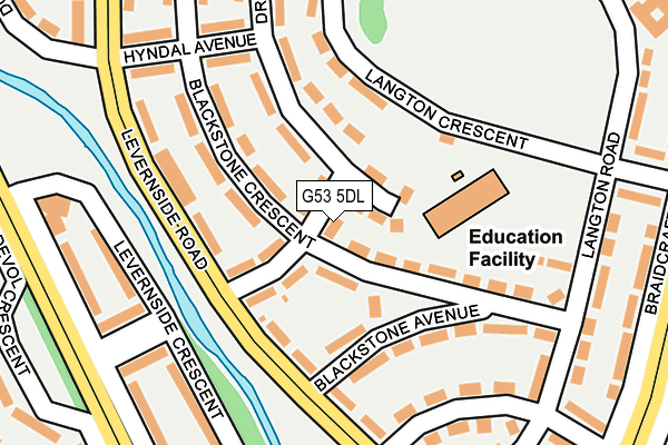 G53 5DL map - OS OpenMap – Local (Ordnance Survey)