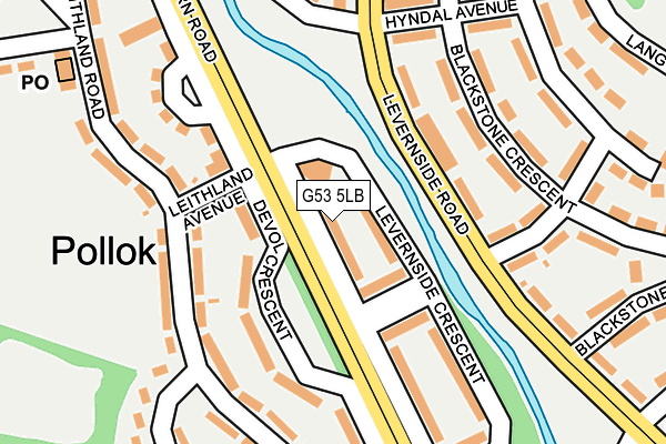 G53 5LB map - OS OpenMap – Local (Ordnance Survey)
