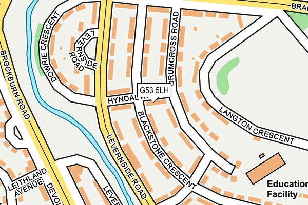 G53 5LH map - OS OpenMap – Local (Ordnance Survey)
