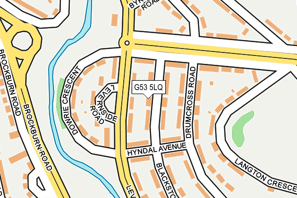 G53 5LQ map - OS OpenMap – Local (Ordnance Survey)