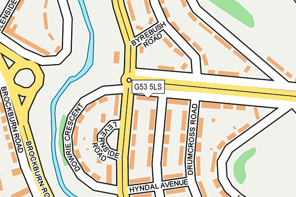 G53 5LS map - OS OpenMap – Local (Ordnance Survey)