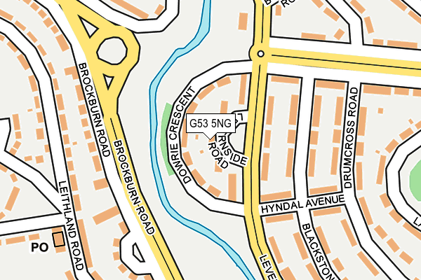 G53 5NG map - OS OpenMap – Local (Ordnance Survey)