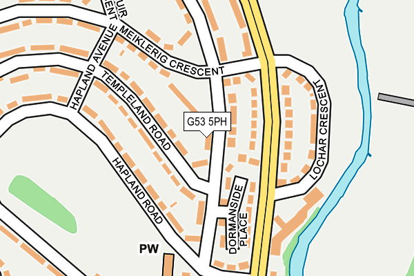 G53 5PH map - OS OpenMap – Local (Ordnance Survey)