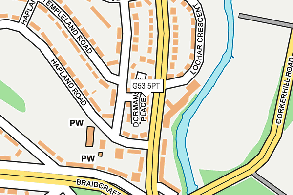 G53 5PT map - OS OpenMap – Local (Ordnance Survey)