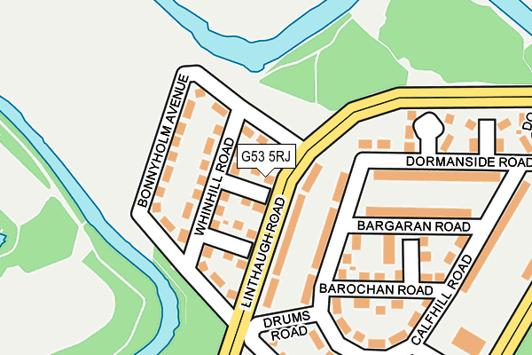 G53 5RJ map - OS OpenMap – Local (Ordnance Survey)