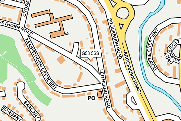 G53 5SS map - OS OpenMap – Local (Ordnance Survey)