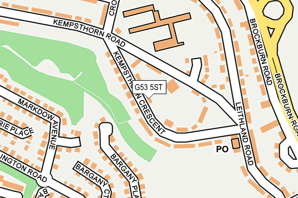 G53 5ST map - OS OpenMap – Local (Ordnance Survey)